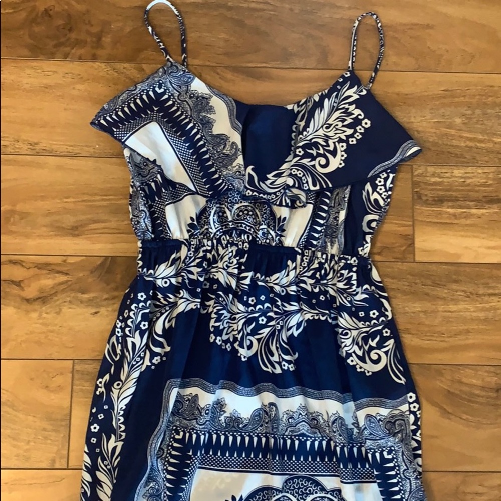 Printed maxi dress